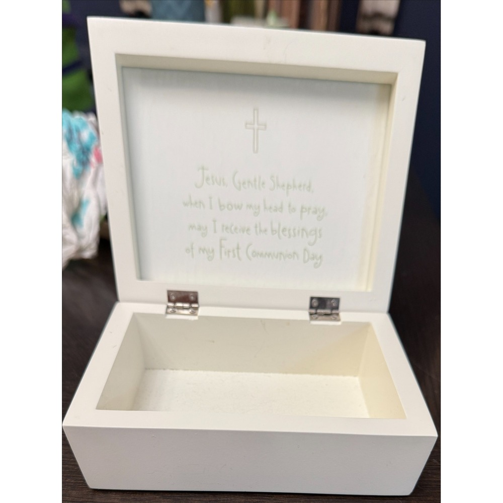 Hallmark First Communion Keepsake Box‎ Photo Frame Religious Gift - Picture 2 of 4
